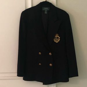 Classic Ralph Lauren Crested Blazer